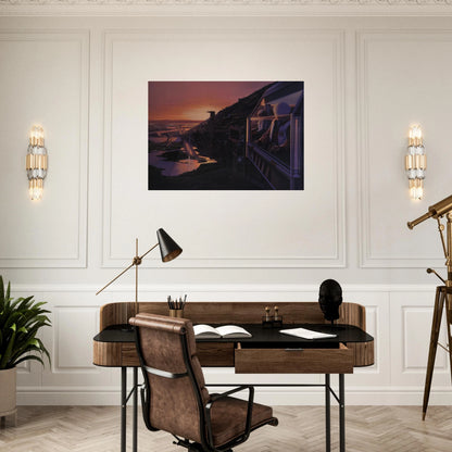 Syd Mead - Syd Mead Brushed Aluminum Print - 70x100 cm / 28x40 inches | Syd Mead Aluminum Print | Syd Mead Prints