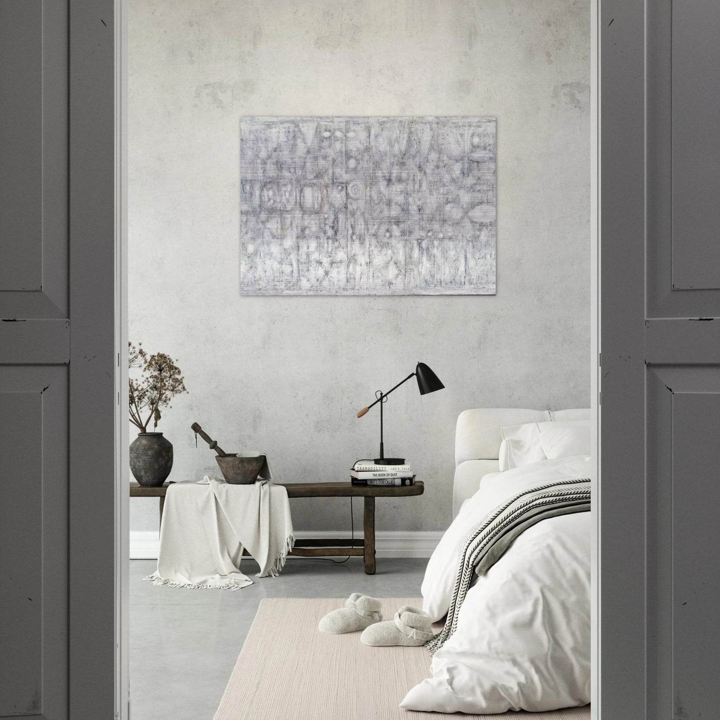 Chavade - Richard Pousette-Dart Brushed Aluminum Print - 70x100 cm / 28x40 inches | Richard Pousette-Dart Aluminum Print | Richard Pousette-Dart Prints