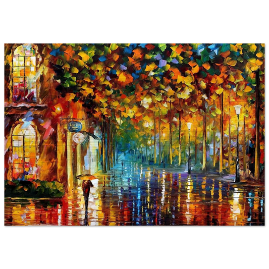 Leonid Afremov - Leonid Afremov Brushed Aluminum Print - 70x100 cm / 28x40 inches | Leonid Afremov Aluminum Print | Leonid Afremov Prints