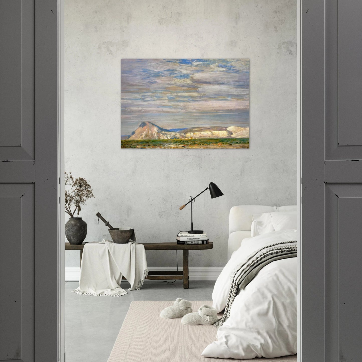 Harney Desert No. 20 - Childe Hassam Brushed Aluminum Print - 70x100 cm / 28x40 inches | Childe Hassam Aluminum Print | Childe Hassam Prints