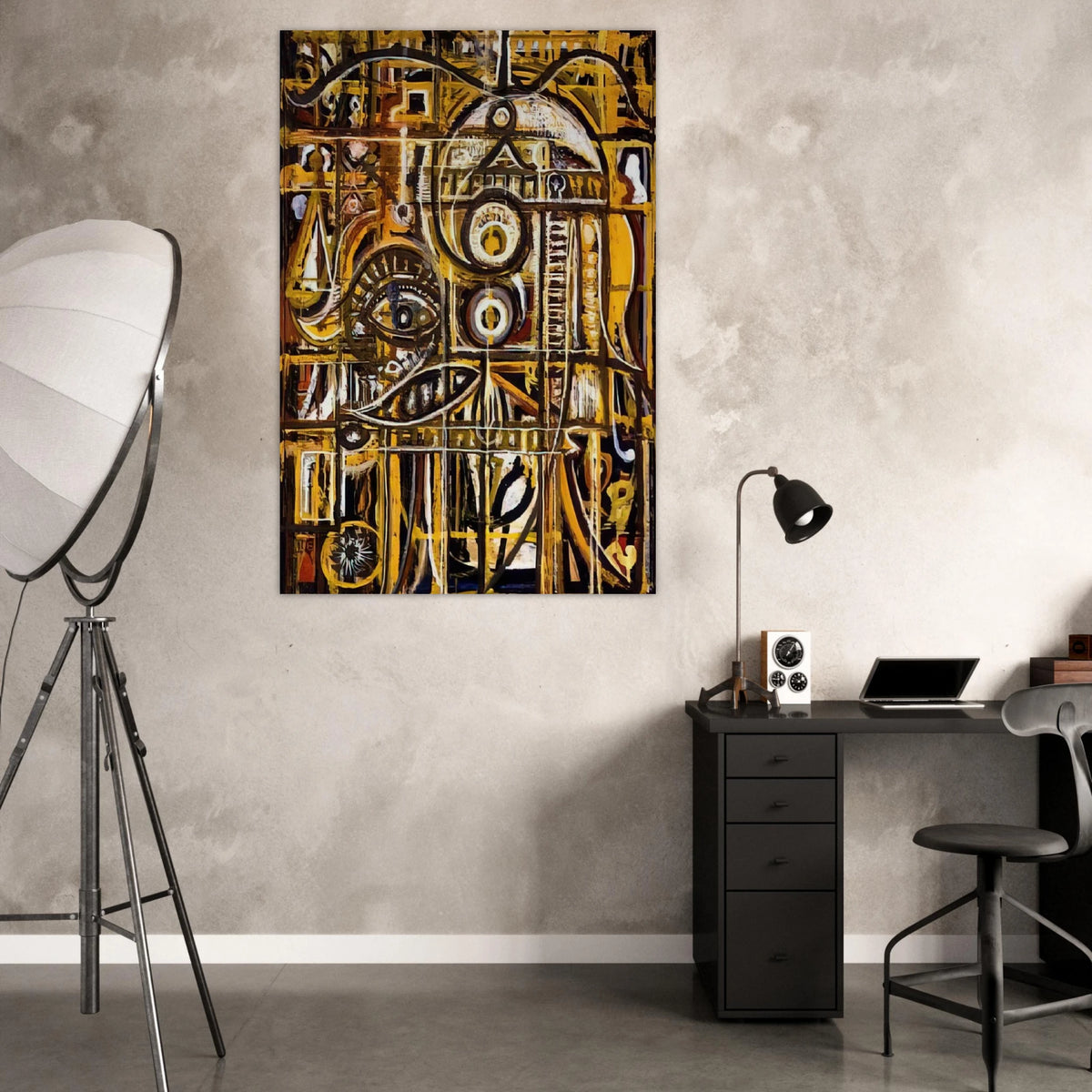 Abstract Eye - 1943 - Richard Pousette-Dart Art Prints - 100x150 cm / 40x60″ inches | Richard Pousette-Dart Poster | Richard Pousette-Dart Prints