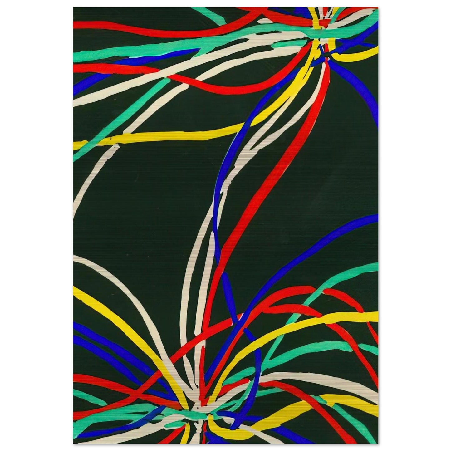COMPOSITIONS COULEURS IDEES - Sonia Delaunay Brushed Aluminum Print - 70x100 cm / 28x40 inches | Sonia Delaunay Aluminum Print | Sonia Delaunay Prints