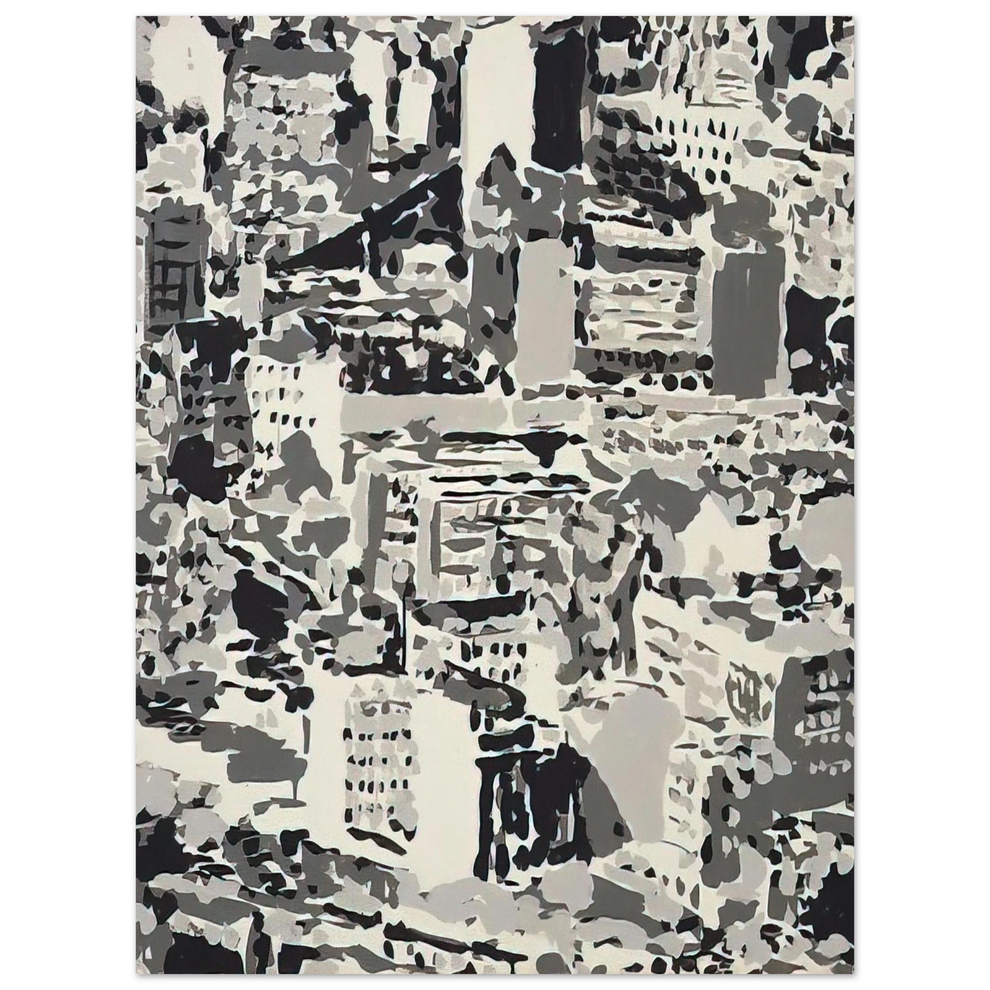 Gerhard Richter - TOWNSCAPE 1969  75x100 cm / 30x40inches Fine Art Poster