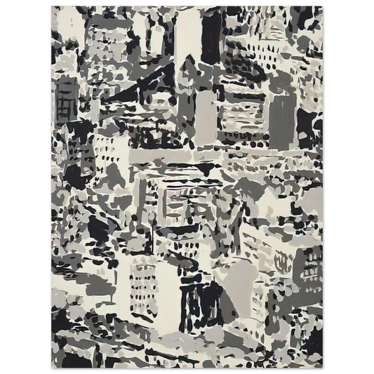 Gerhard Richter - TOWNSCAPE 1969  75x100 cm / 30x40inches Fine Art Poster