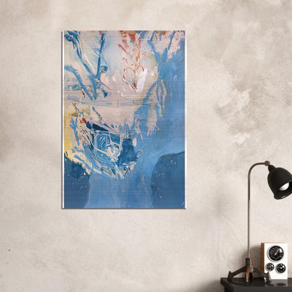 Blue Territory, 1955- - Helen Frankenthaler Brushed Aluminum Print - 70x100 cm / 28x40 inches | Helen Frankenthaler Aluminum Print | Helen Frankenthaler Prints