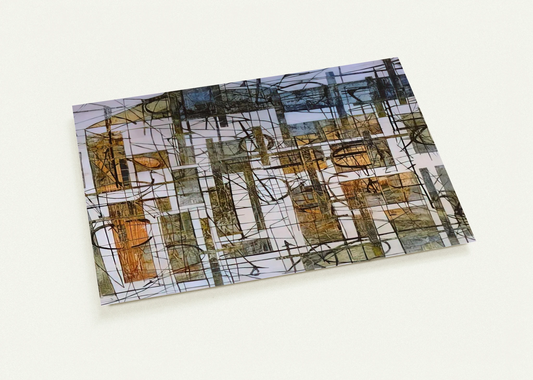 Lookscape - 1952 By Jimmy Ernst Pack of 10 Post Cards | Jimmy Ernst Post Cards | A6 (10.5 x 14.8 cm) - 4.1 x 5.8 inches