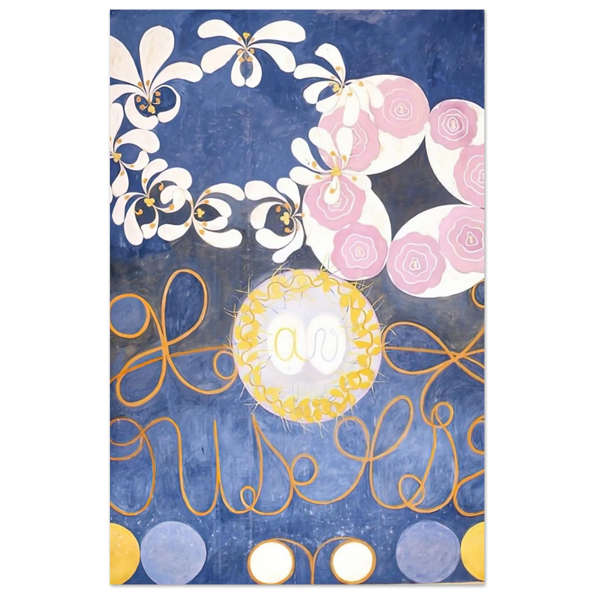 Hilma af Klint - THE TEN LARGEST 1907 Wall art - 27x35 cm / 11x14 inches - Fine Art Poster - -