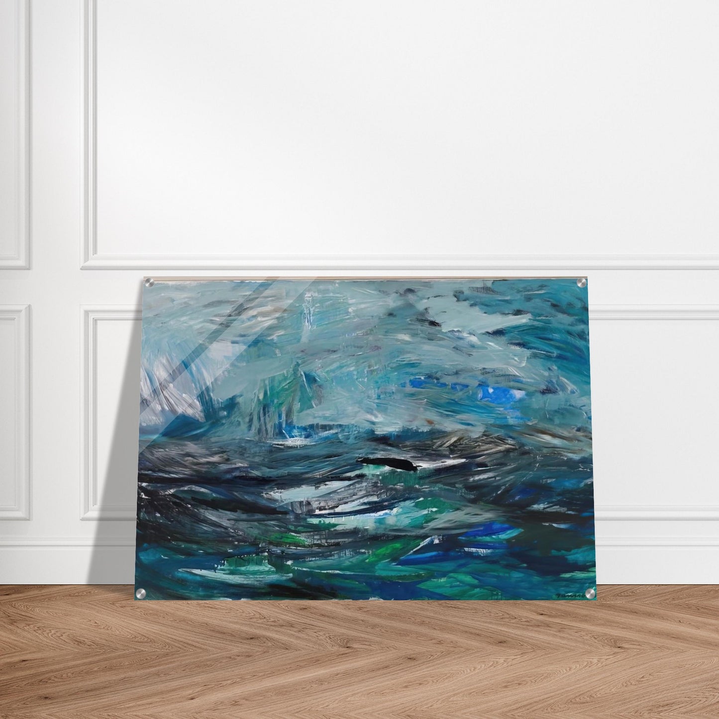 Abstract Sea - 1963 - Tove Jansson Acrylic Print - 70x100 cm / 28x40″ inches