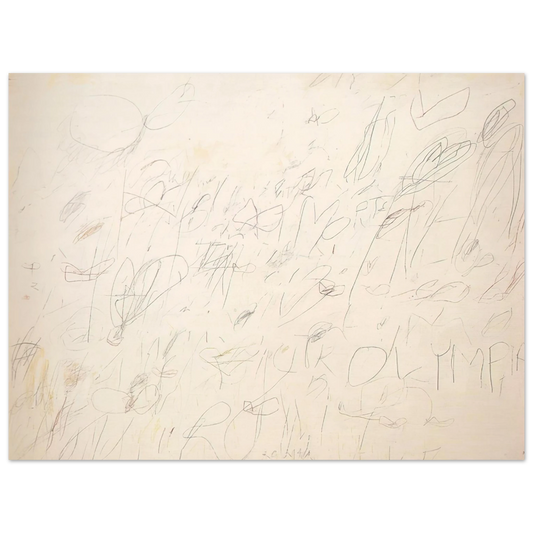 Cy Twombly - Olympia  75x100 cm / 30x40inches Fine Art Poster