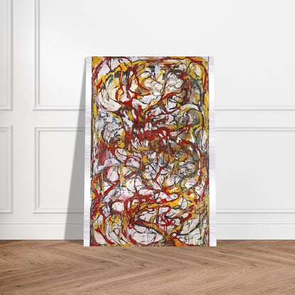 Dragons - 2004 - Brice Marden Brushed Aluminum Print - 70x100 cm / 28x40 inches | Brice Marden Aluminum Print | Brice Marden Prints