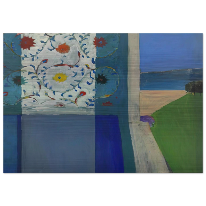 Recollections of a Visit to Leningrad - Richard Diebenkorn Brushed Aluminum Print - 70x100 cm / 28x40 inches | Richard Diebenkorn Aluminum Print | Richard Diebenkorn Prints