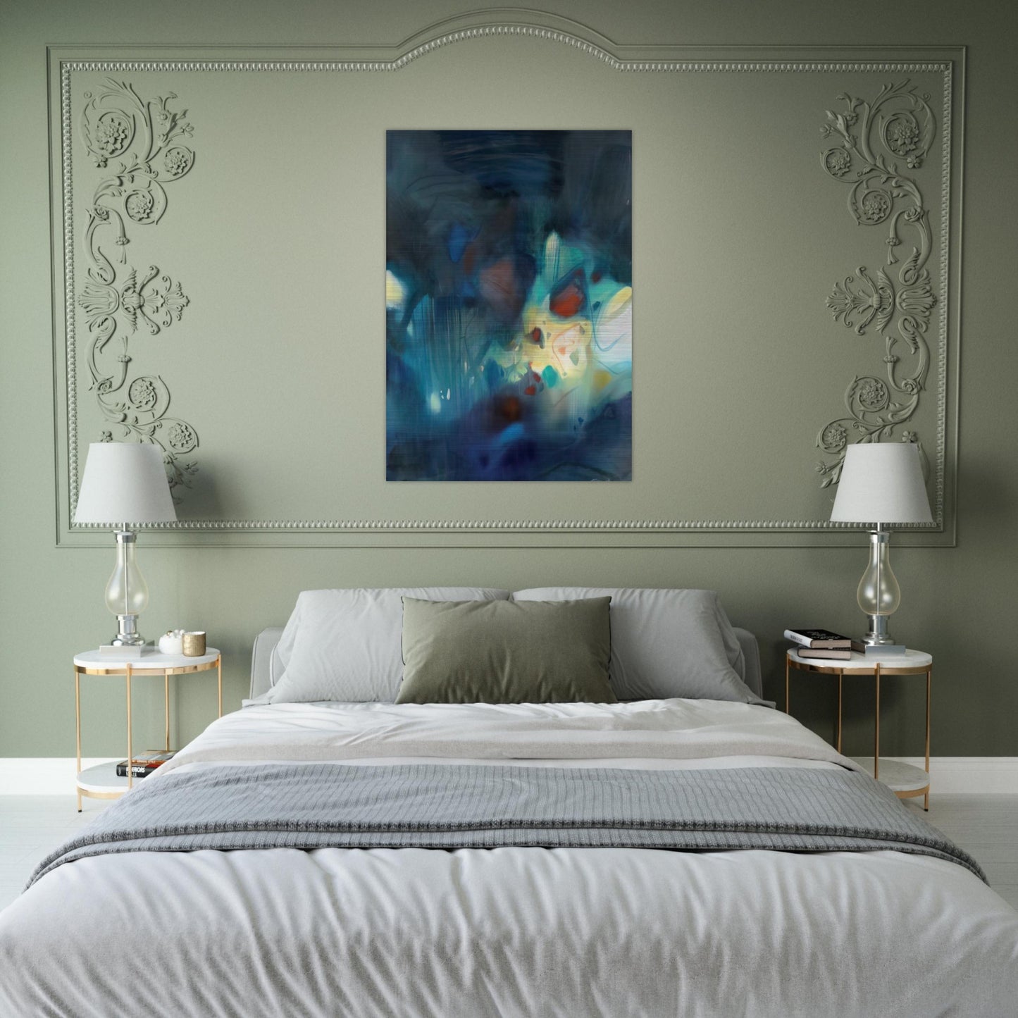 CLAIR D OBSCURITE 1988 - Chu teh Chun Brushed Aluminum Print - 70x100 cm / 28x40 inches | Chu teh Chun Aluminum Print | Chu teh Chun Prints