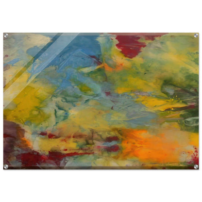 Blue Swirl - Sam Gilliam Acrylic Print - 70x100 cm / 28x40″ inches