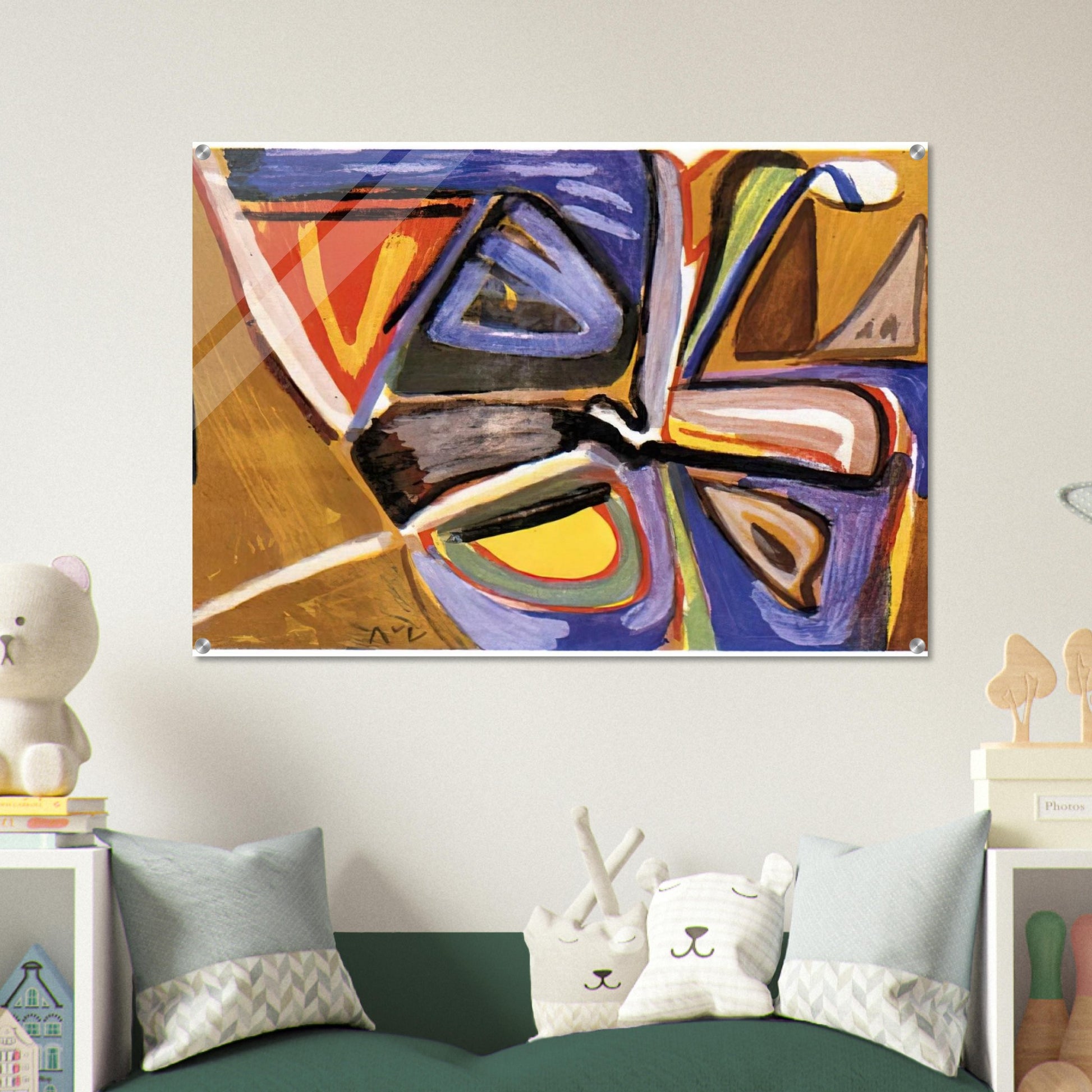 Le bonheur de Matisse - 1981 - Bram van Velde Acrylic Print - 70x100 cm / 28x40″ inches