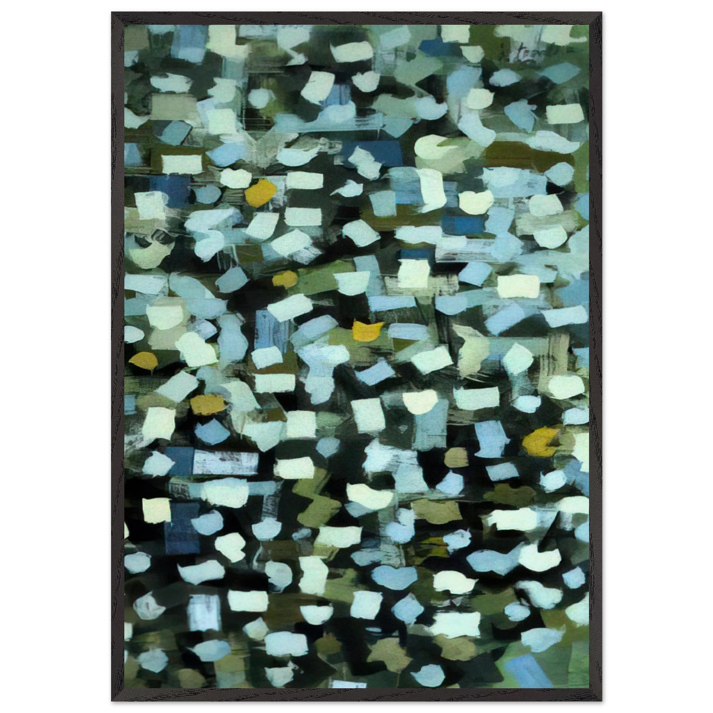 No 5 - 1952 - Bradley Walker Tomlin 70x100 cm / 28x40 inches Framed Art Print – Black Wooden Frame