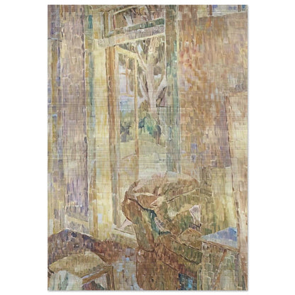 Door into the garden - 1947 - Grace Cossington Smith Brushed Aluminum Print - 70x100 cm / 28x40 inches | Grace Cossington Smith Aluminum Print | Grace Cossington Smith Prints
