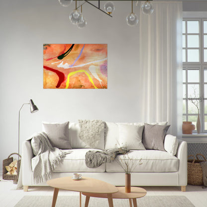 Sarah Rose - 1969 - Ronnie Landfield Brushed Aluminum Print - 70x100 cm / 28x40 inches | Ronnie Landfield Aluminum Print | Ronnie Landfield Prints