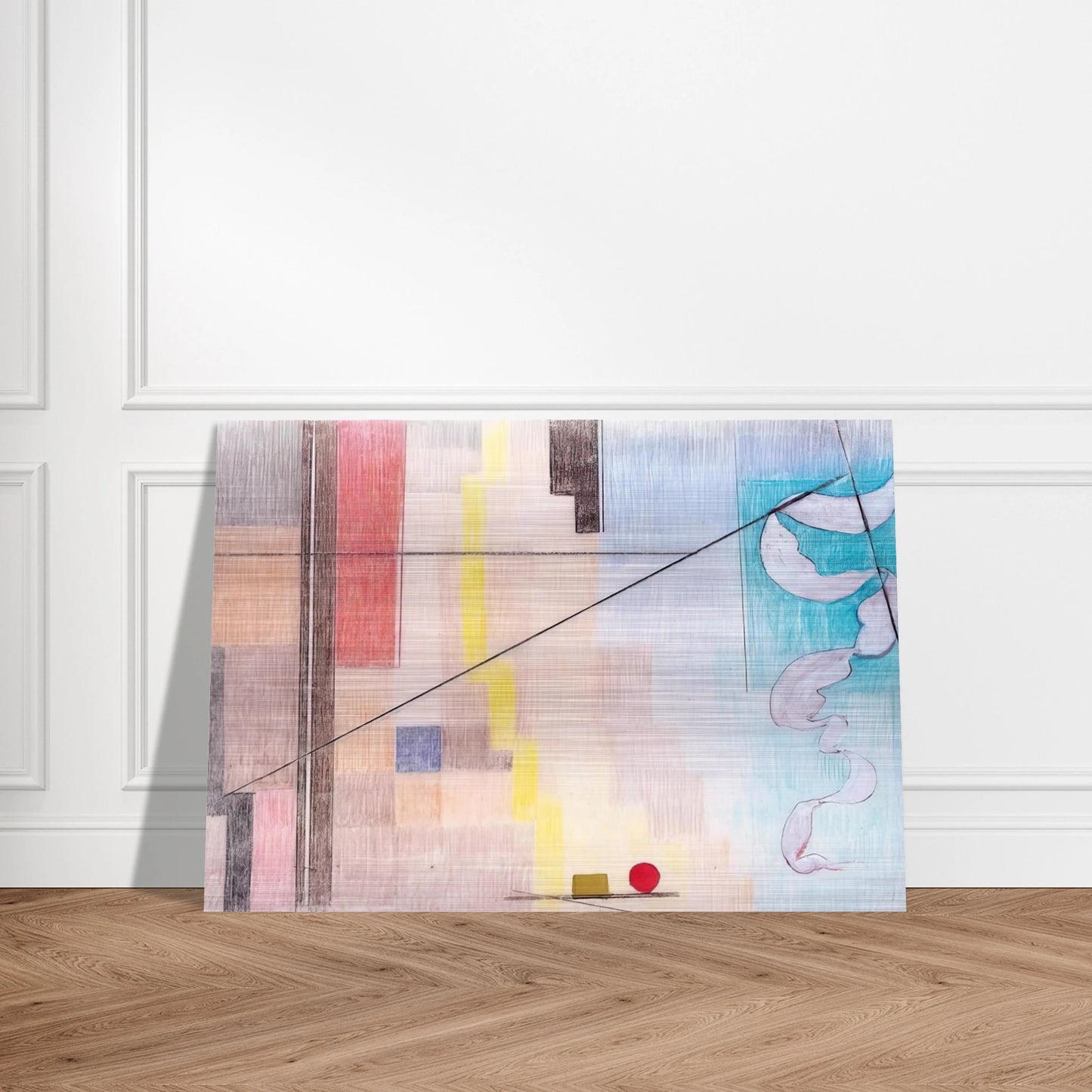 Die Kontraste - Abstract Art - Johannes Itten Brushed Aluminum Print - 70x100 cm / 28x40 inches | Johannes Itten Aluminum Print | Johannes Itten Prints