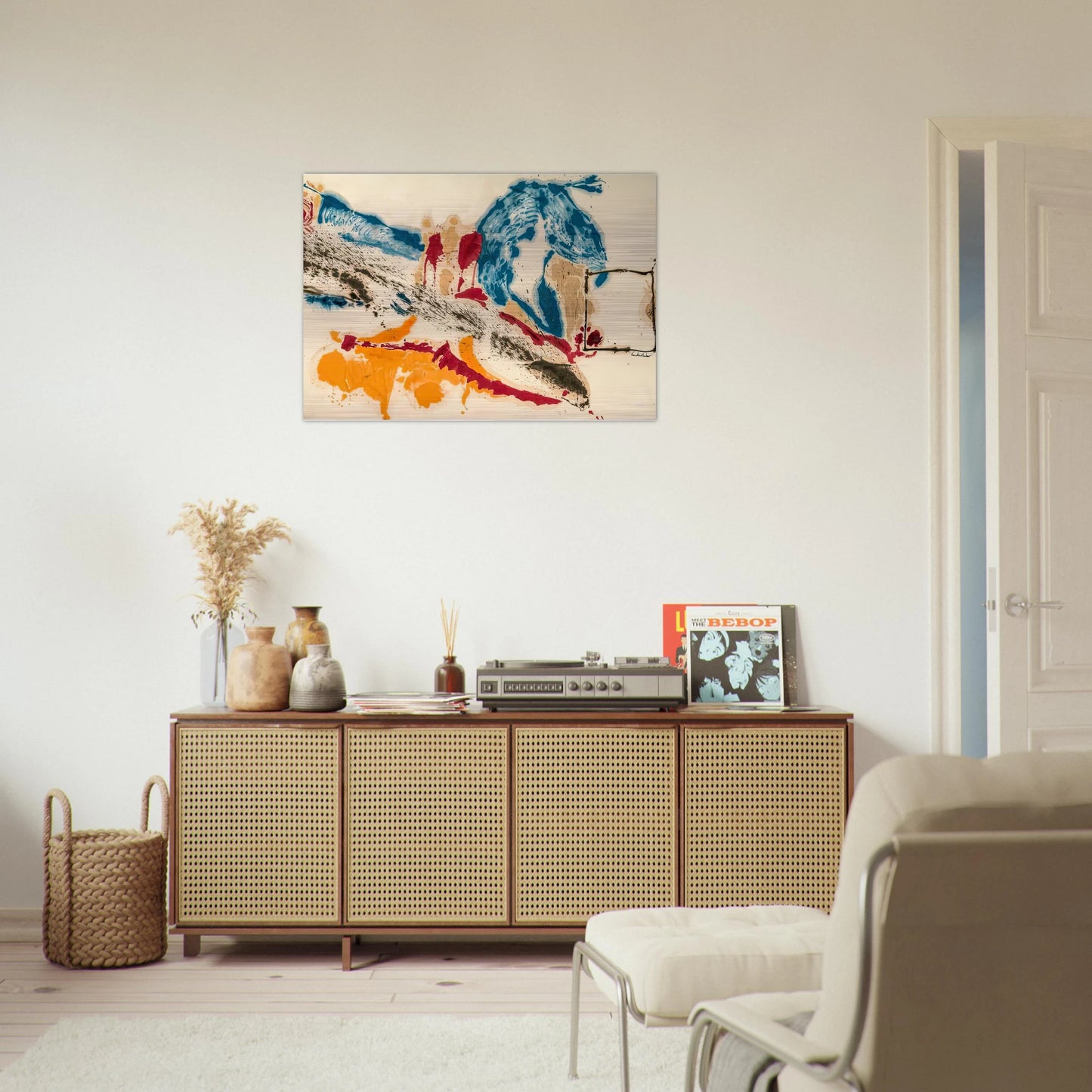 Alassio, 1960- - Helen Frankenthaler Brushed Aluminum Print - 70x100 cm / 28x40 inches | Helen Frankenthaler Aluminum Print | Helen Frankenthaler Prints