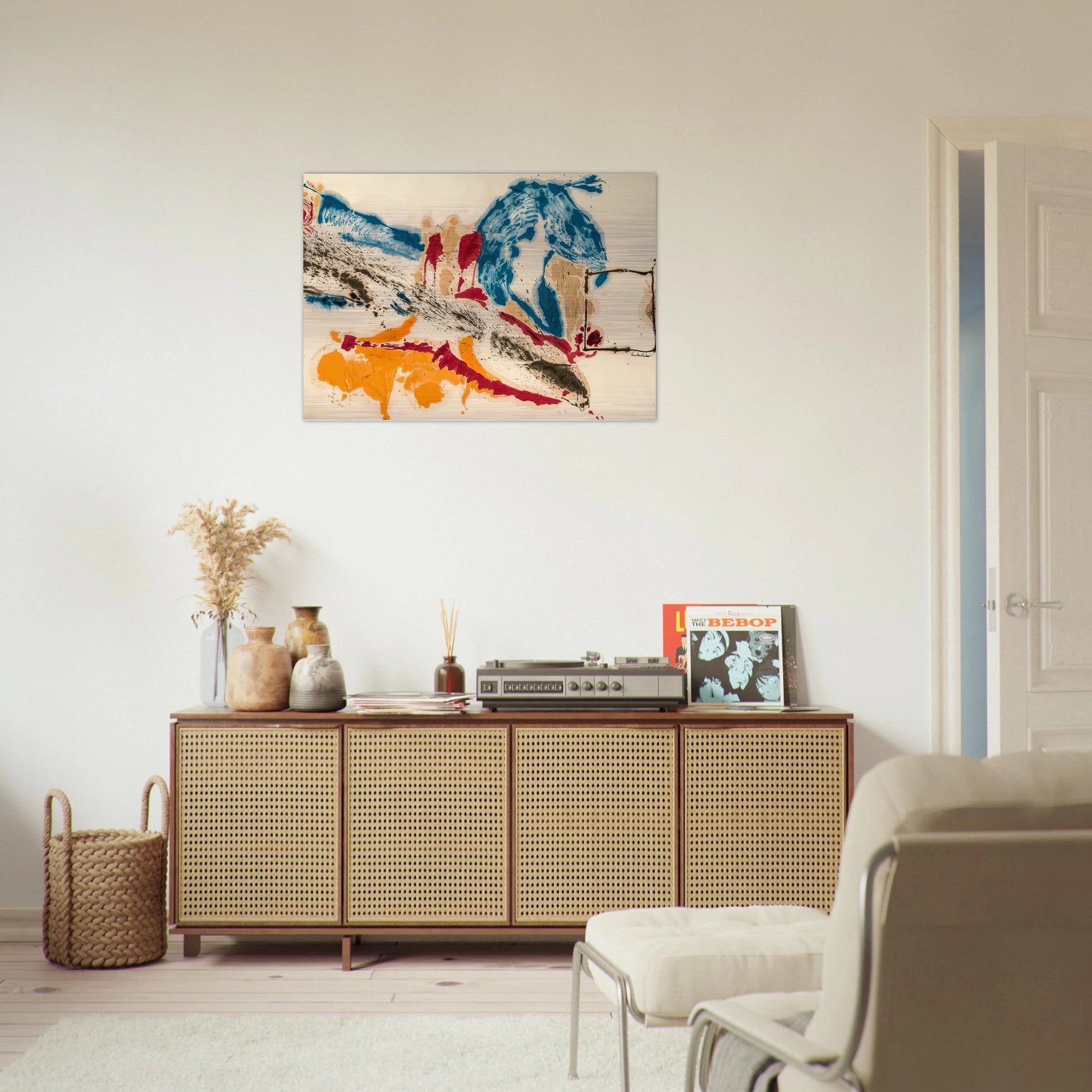 Alassio, 1960- - Helen Frankenthaler Brushed Aluminum Print - 70x100 cm / 28x40 inches | Helen Frankenthaler Aluminum Print | Helen Frankenthaler Prints