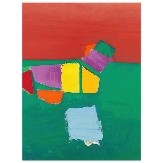 Nicolas de Stael - Les Martigues Composition - 1954 Fine Art Poster