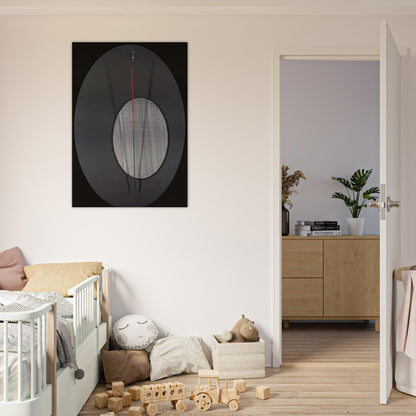 L OEIL DE BOEUF - Jesus Rafael Soto Brushed Aluminum Print - 70x100 cm / 28x40 inches | Jesus Rafael Soto Aluminum Print | Jesus Rafael Soto Prints