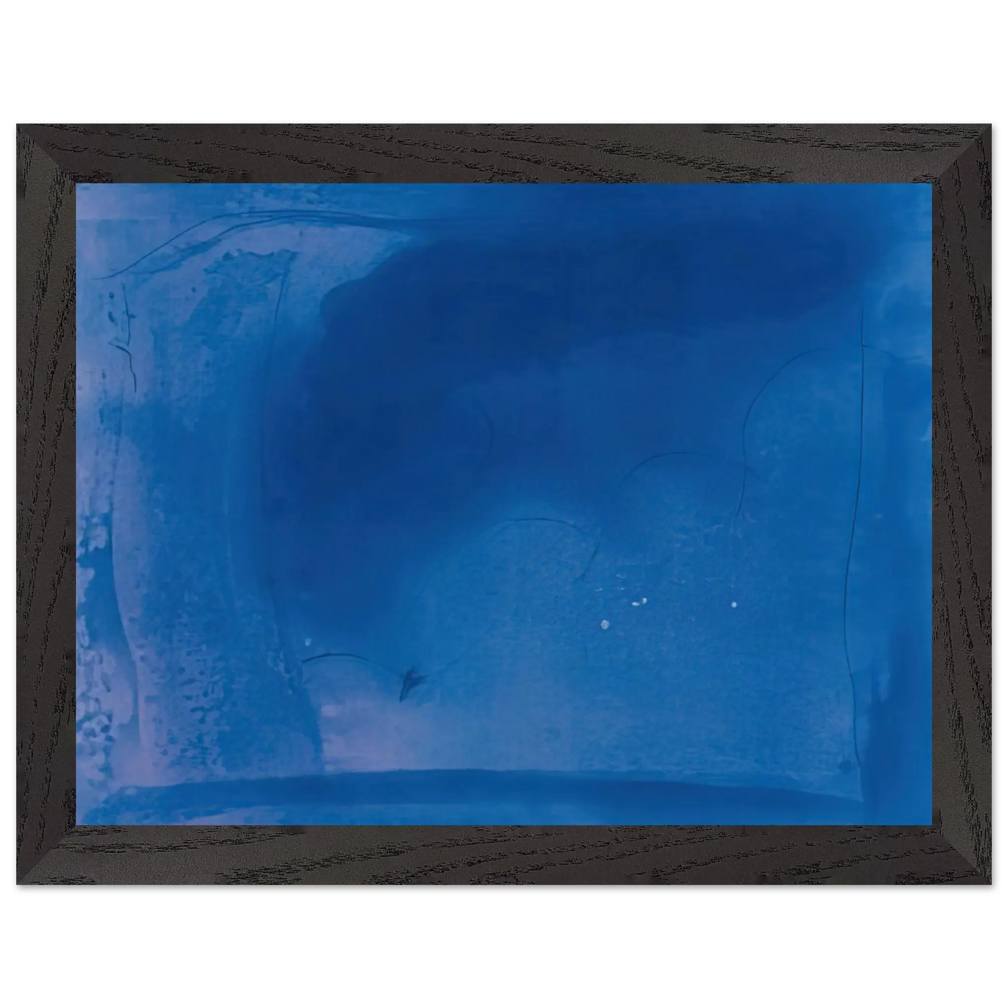 Helen Frankenthaler - Corot s Mark - 1987 Wall art - 30x40 cm / 12x16 Inches - Premium Wooden Framed Poster With Fine Art Paper - Black frame