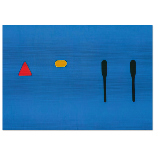 Untitled - 1968 - Ron Gorchov Brushed Aluminum Print - 70x100 cm / 28x40 inches | Ron Gorchov Aluminum Print | Ron Gorchov Prints