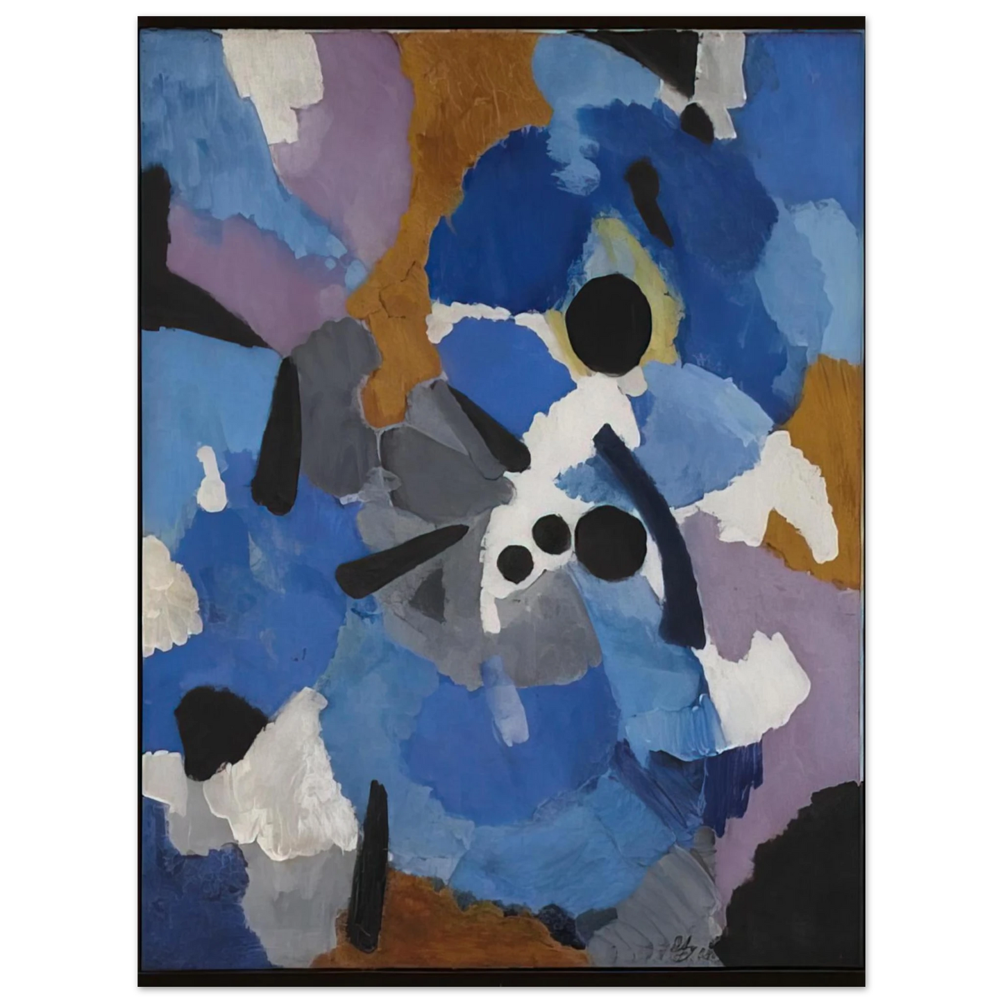 Ernst Wilhelm Nay - The Dancers - 1958  75x100 cm / 30x40inches Fine Art Poster