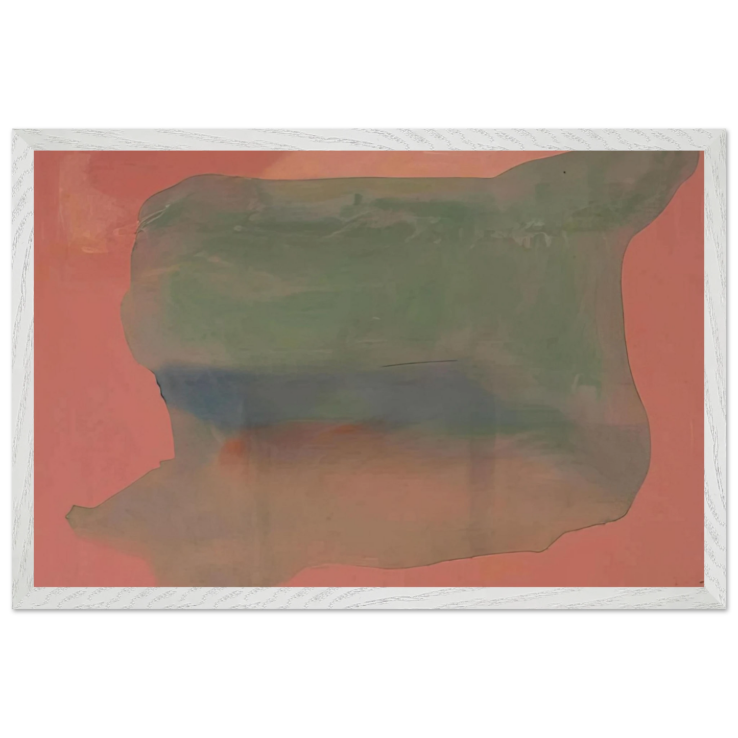 Helen Frankenthaler - Yearning - 1973 Wall art - 45x60 cm / 18x24 inches - Premium Wooden Framed Poster With Fine Art Paper-canvas - Wood frame