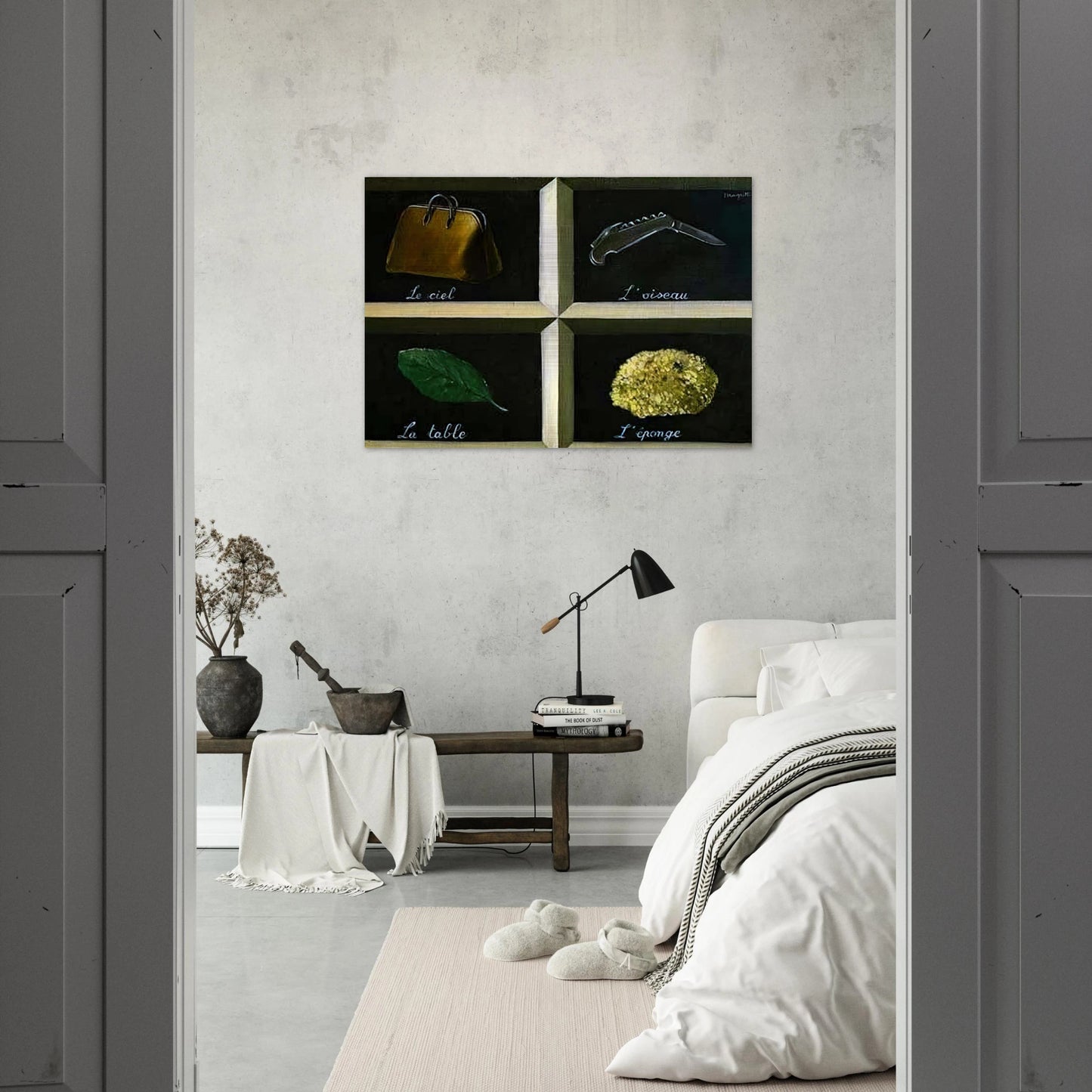 THE INTERPRETATION OF DREAMS 1927 - Rene Magritte Brushed Aluminum Print - 70x100 cm / 28x40 inches | Rene Magritte Aluminum Print | Rene Magritte Prints