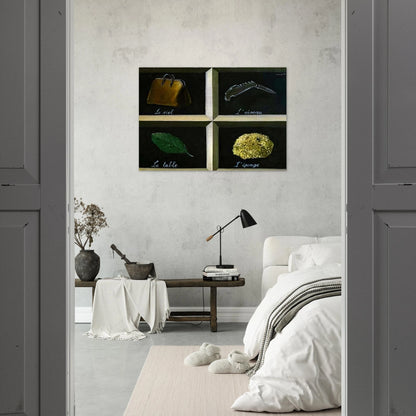 THE INTERPRETATION OF DREAMS 1927 - Rene Magritte Brushed Aluminum Print - 70x100 cm / 28x40 inches | Rene Magritte Aluminum Print | Rene Magritte Prints