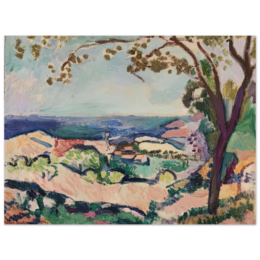 Henri Matisse - COLLIOURE LANDSCAPE 1906  75x100 cm / 30x40inches Fine Art Poster