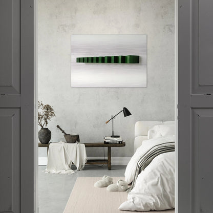 Untitled Bernstein 74-8 - 1974 - Donald Judd Brushed Aluminum Print - 70x100 cm / 28x40 inches | Donald Judd Aluminum Print | Donald Judd Prints
