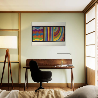 Irregular Arcs, Bands, Loops - Sol LeWitt Brushed Aluminum Print - 70x100 cm / 28x40 inches | Sol LeWitt Aluminum Print | Sol LeWitt Prints