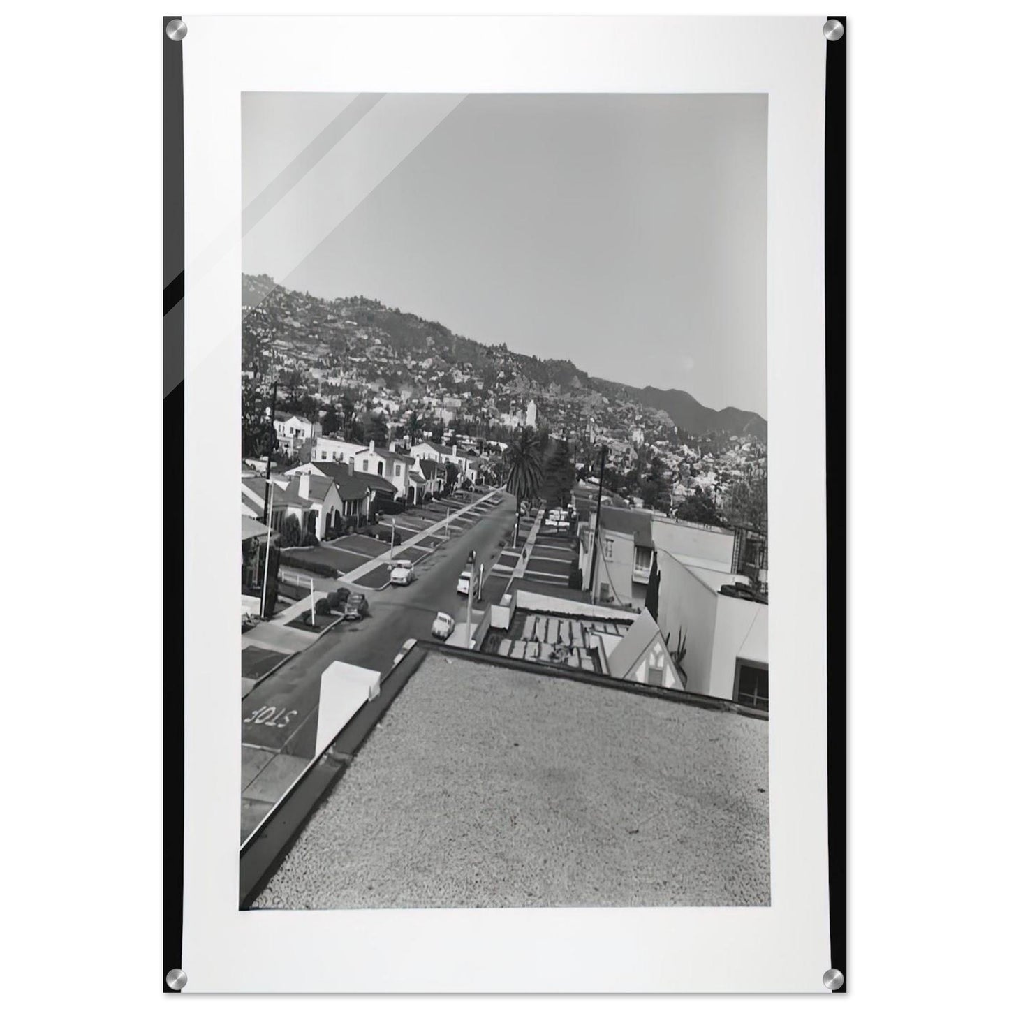 RESIDENTIAL ROOFTOPS SERIES 1 - Edward Ruscha Acrylic Print - 70x100 cm / 28x40″ inches