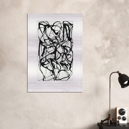 Han Shan Exit - 1992 - Brice Marden Brushed Aluminum Print - 70x100 cm / 28x40 inches | Brice Marden Aluminum Print | Brice Marden Prints