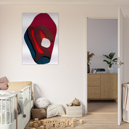 Enak s Tears. Terrestrial Forms - Jean Arp Brushed Aluminum Print - 70x100 cm / 28x40 inches | Jean Arp Aluminum Print | Jean Arp Prints