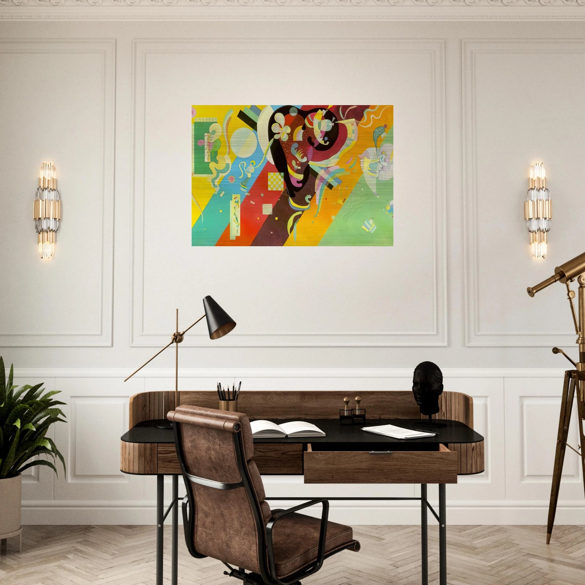 COMPOSITION IX 1936 - Wassily Kandinsky Brushed Aluminum Print - 70x100 cm / 28x40 inches | Wassily Kandinsky Aluminum Print | Wassily Kandinsky Prints