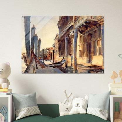 Grand Canal, Venice - John Singer Sargent Acrylic Print - 70x100 cm / 28x40″ inches