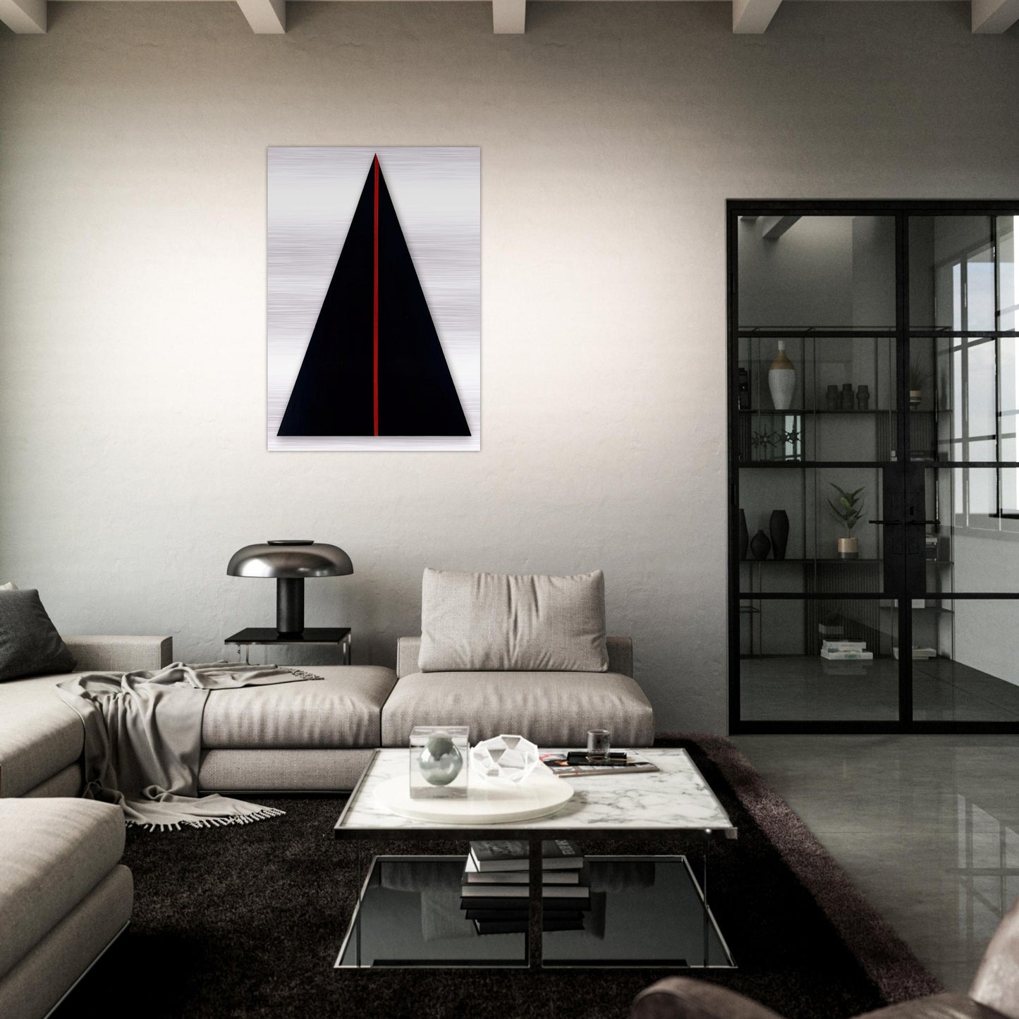 Jericho - Barnett Newman Brushed Aluminum Print - 70x100 cm / 28x40 inches | Barnett Newman Aluminum Print | Barnett Newman Prints