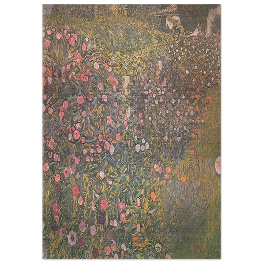 ITALIAN HORTICULTURAL LANDSCAPE - Gustav Klimt Brushed Aluminum Print - 70x100 cm / 28x40 inches | Gustav Klimt Aluminum Print | Gustav Klimt Prints