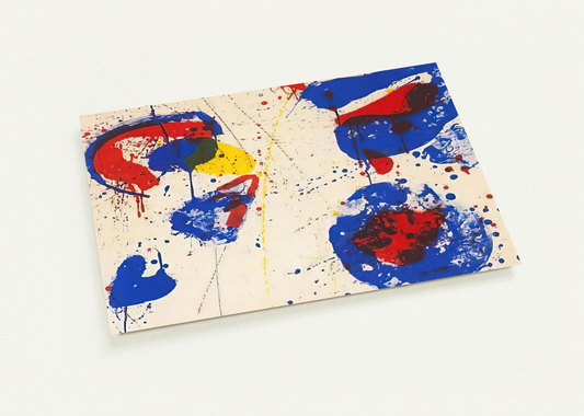 Hurrah for the Red, White, and Blue By Sam Francis Pack of 10 Post Cards | Sam Francis Post Cards | A6 (10.5 x 14.8 cm) - 4.1 x 5.8 inches