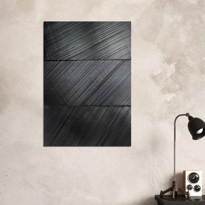 Peinture 18 Mars 2010 - 2010 - Pierre Soulages Brushed Aluminum Print - 70x100 cm / 28x40 inches | Pierre Soulages Aluminum Print | Pierre Soulages Prints