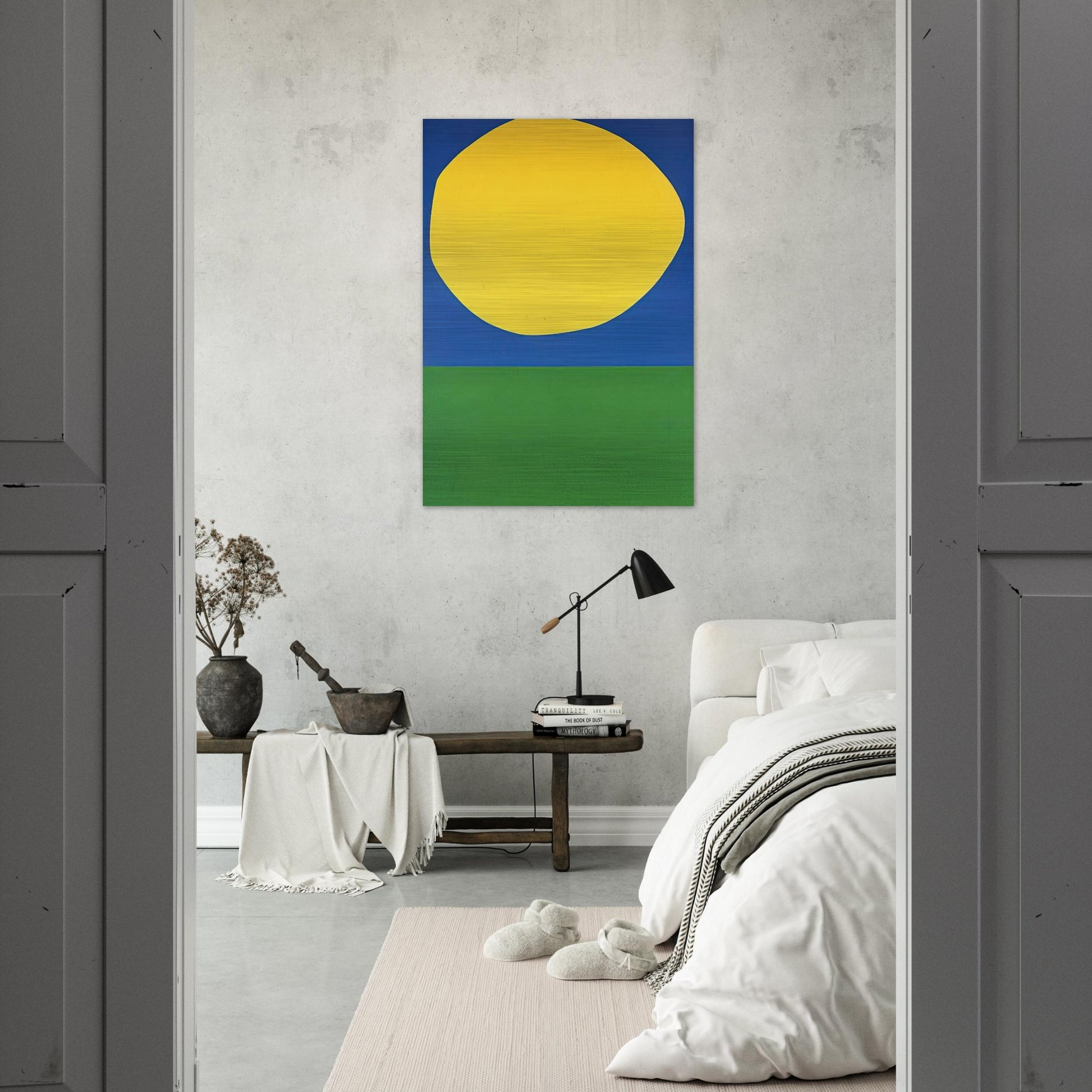 High Yellow - Ellsworth Kelly Brushed Aluminum Print - 70x100 cm / 28x40 inches | Ellsworth Kelly Aluminum Print | Ellsworth Kelly Prints