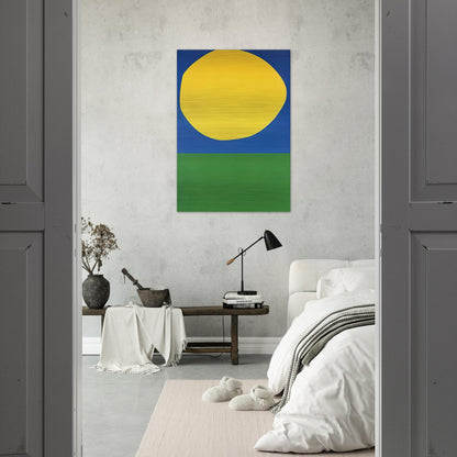 High Yellow - Ellsworth Kelly Brushed Aluminum Print - 70x100 cm / 28x40 inches | Ellsworth Kelly Aluminum Print | Ellsworth Kelly Prints