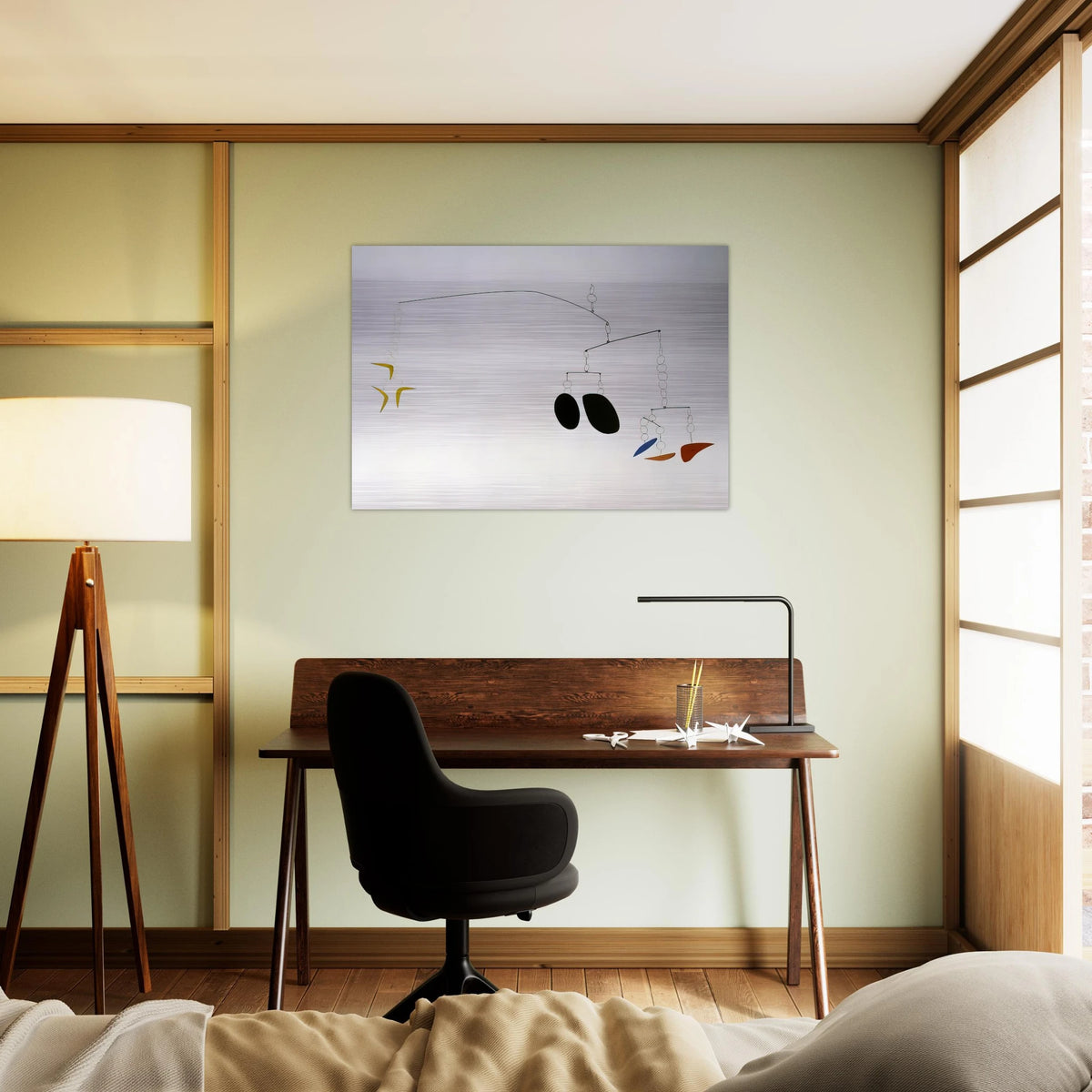 BOOMERANGS 1941 0 - Alexander Calder Brushed Aluminum Print - 70x100 cm / 28x40 inches | Alexander Calder Aluminum Print | Alexander Calder Prints