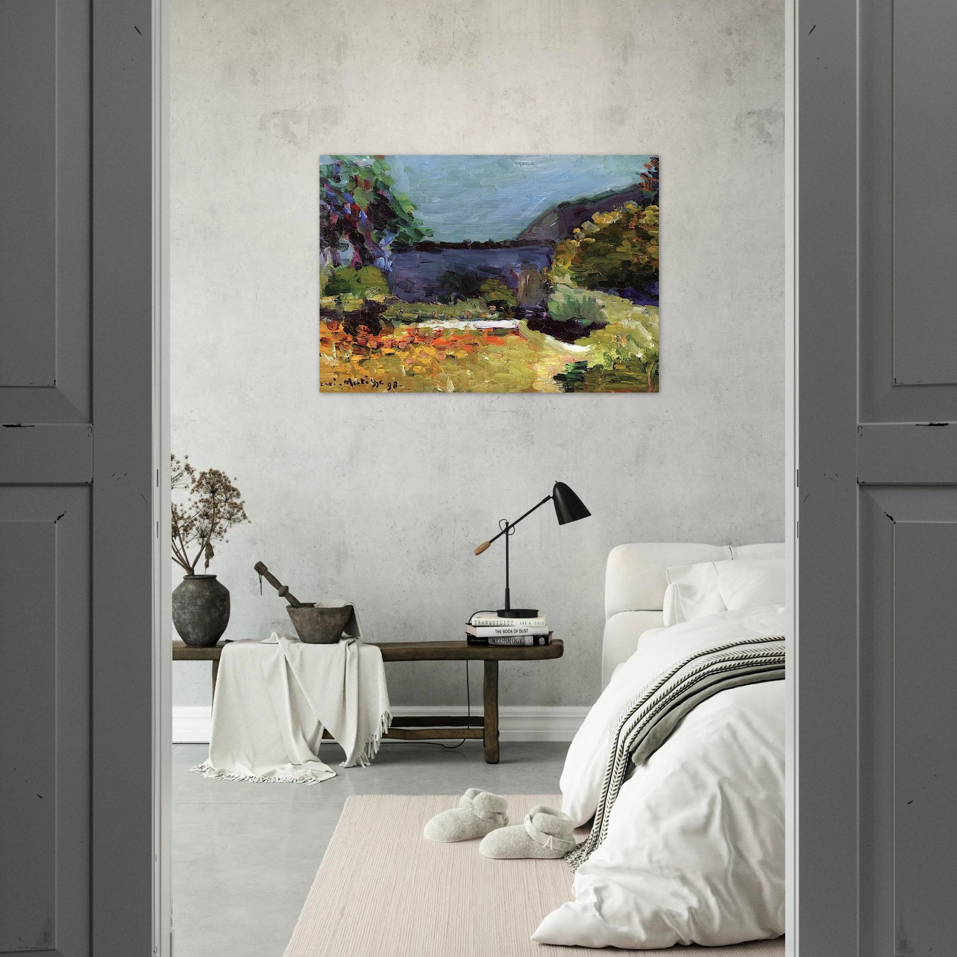 LANDSCAPE 1898 - Henri Matisse Brushed Aluminum Print - 70x100 cm / 28x40 inches | Henri Matisse Aluminum Print | Henri Matisse Prints