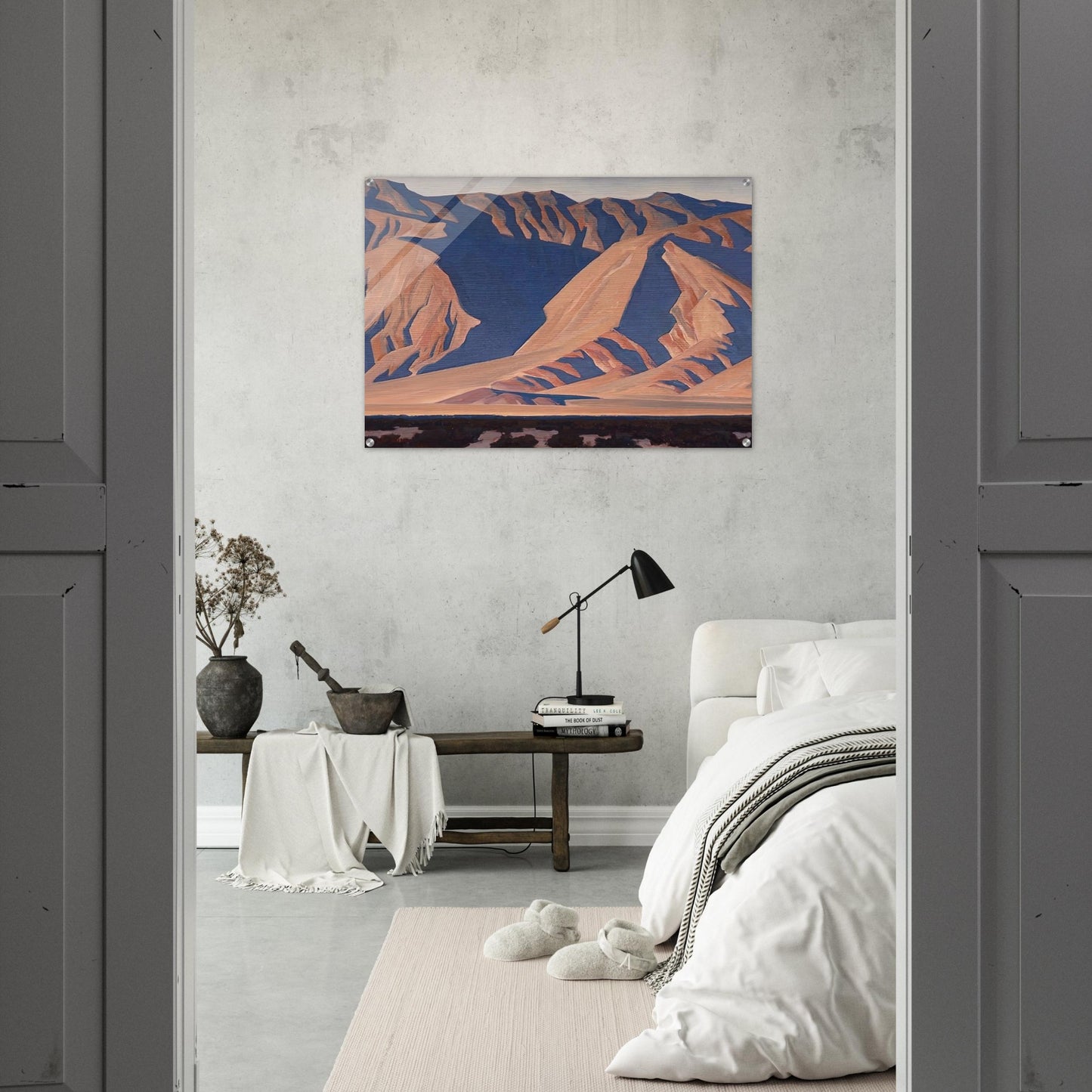 INYO MOUNTAINS 1944 - Maynard Dixon Acrylic Print - 70x100 cm / 28x40″ inches | Maynard Dixon Wall Art | Maynard Dixon Prints