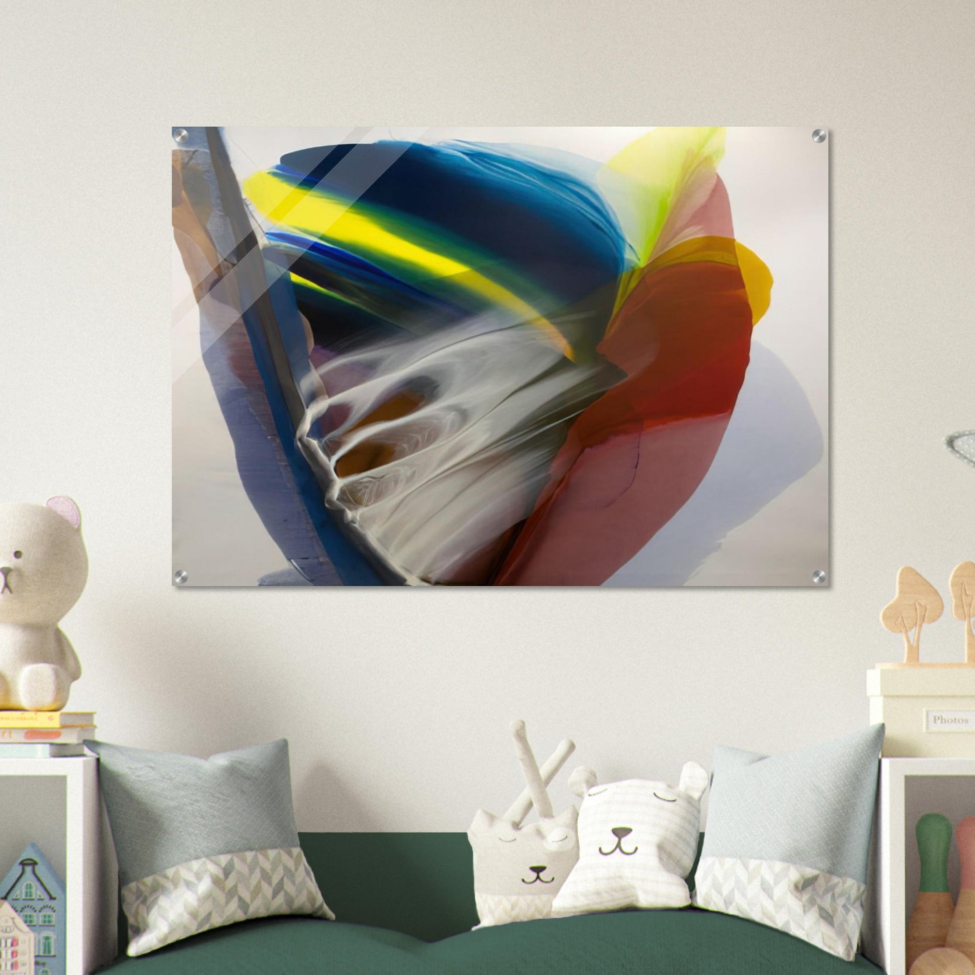 Wanderland Express - Paul Jenkins Acrylic Print - 70x100 cm / 28x40″ inches